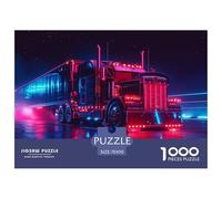 Cool Truck1000Pieces JigsawPuzzlesTransportation KidsforAdult Challenging LargePiecePuzzles Age12+byth ThemeFlowersandBirds Fun, Challenging 70x50cm/1000pcs