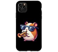 Cool Trumpet Hamster Playing Jazz Vibes Case for iPhone 11 Pro Max