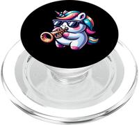 Cool Trumpet Playing Unicorn Melody Vibes PopSockets PopGrip for MagSafe