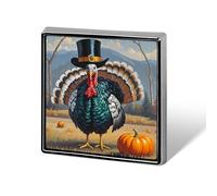 Cool Turkey Brooch Pins Lapel Pins for Men Women Badge Button Cover Decorative Jewelry Charms for Hats Bags Backpacks Suits Shirts Scarves Clothing Accessories Banquet Wedding Gift