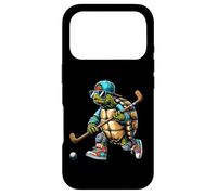 Cool Turtle Hockey Player H22 Retro Street Style Vibes Case for iPhone 17 Pro