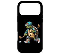 Cool Turtle Hockey Player H22 Retro Street Style Vibes Case for iPhone 17 Pro Max