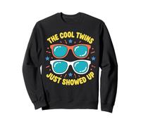 Cool Twins Just Showed Up Matching Sunglasses Sweatshirt