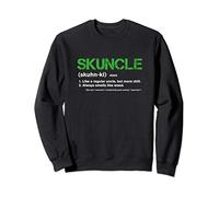Cool Uncle Gift - Skuncle Definition - Funny Marijuana Weed Sweatshirt