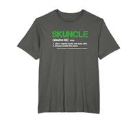Cool Uncle Gift - Skuncle Definition - Funny Marijuana Weed T-Shirt