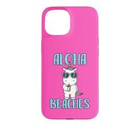Cool Unicorn Summer Vacation Beach Hawaii Aloha Beaches Case for iPhone 15
