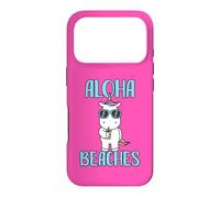 Cool Unicorn Summer Vacation Beach Hawaii Aloha Beaches Case for iPhone 17 Pro