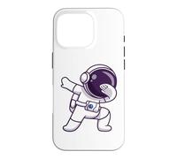 Cool Universe Galaxy Spaceman Astronaut Dabbing Adult Gift Case for iPhone 16 Pro