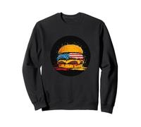 Cool US Patty for Burger and Fast Food Lovers Sweatshirt