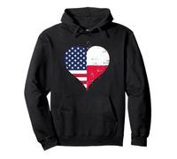 Cool USA Poland Flag For Poland Day A Proud Polish American Pullover Hoodie