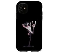 Cool Vampire Rock On Funny Gothic Monster Graphic Sunglasses Case for iPhone 11