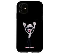 Cool Vampire Rock On Funny Gothic Monster Graphic Sunglasses Case for iPhone 11