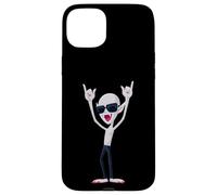 Cool Vampire Rock On Funny Gothic Monster Graphic Sunglasses Case for iPhone 15 Plus