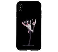 Cool Vampire Rock On Funny Gothic Monster Graphic Sunglasses Case for iPhone XS Max