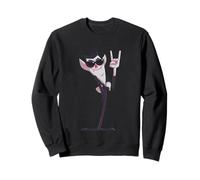 Cool Vampire Rock On Funny Gothic Monster Graphic Sunglasses Sweatshirt