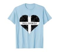 Cool Vintage Cornwall Flag Proud Cornish Roots Expat Pride T-Shirt