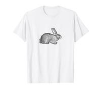 Cool Vintage Country Farm Animal Rabbit Hare Bunny Value Graphic T-Shirt