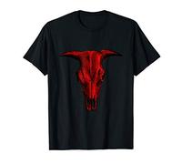 Cool Vintage Graphic Shirt Red Sheep Skull - Anatomic T-Shirt