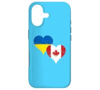 Cool Vintage Ukraine Canada Flag A Proud Ukrainian Canadian Case for iPhone 17