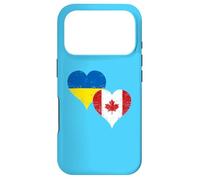 Cool Vintage Ukraine Canada Flag A Proud Ukrainian Canadian Case for iPhone 17 Pro
