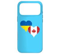 Cool Vintage Ukraine Canada Flag A Proud Ukrainian Canadian Case for iPhone 17 Pro Max