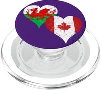 Cool Wales Canada Flag for Proud Welsh Canadian Pride PopSockets PopGrip for MagSafe