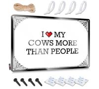 Cool Wall Art Necessities Ready To Hang - I Love My Cows More Than People Designer For Office(30X40CM)