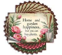 Cool Wall Decor Dart Sticker - Home and Garden Happiness. Bottle Waterproof Vinyl Sticker(12X18CM)