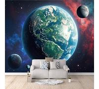 Cool Wallpaper Light Galaxy Planet， Gothic Mural Wallpaper Abstract Space 450x315cm Giant Poster Modern Photomurals Decorative Art Restyling Bedroom Living Room Kids Room UK