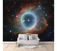Cool Wallpaper Light Space Galaxy， Mural 3D Modern Milky Way Scenery 300x256cm Quick DIY Creative Poster Modern Photomurals Giant Backdrop Bedroom Living Room Kids Room