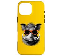 Cool Warthog Wearing Sunglasses Graphic Art Case for iPhone 16 Pro Max