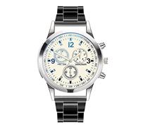 Cool Watches Bracele Casual Watches Dial Quartz Stainless Men's Watch (D, One Size)