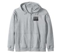 Cool West Midlands Brummie Dialect Pocket Motif Alright Bab Zip Hoodie