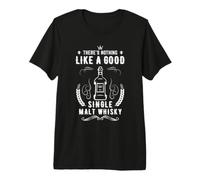 Cool Whiskey Drinking Quotes Islay Single Malt Whisky Premium T-Shirt