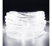 (Cool White) 10M 100LED Outdoor Tube Rope Strip String Light RGB Lamp Xmas Home Decor Lights with EU Plug