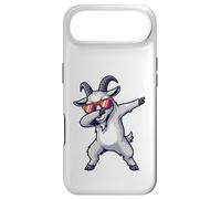 Cool White Mountain Goat Dabbing In with Sunglasses Case for iPhone Air