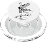 Cool White Swan Lake Ballet Ballerina Dancer Gift Men Women PopSockets PopGrip for MagSafe