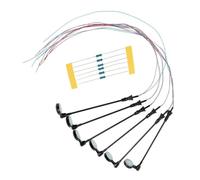 Cool White Working Station Platform Lights for OO for Gauge Model Railroads, 6/10/20 Pack, Scale Layout Lighting for Buildings and Tracks(6 PACK)