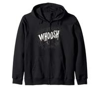 Cool Whoosh Emblem Zip Hoodie