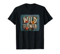 Cool Wild Flower Look T-Shirt