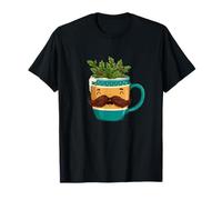 Cool Winter Cup with Hot Drink and Mistletoe Costume T-Shirt