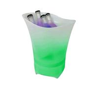 Cool Wireless Speaker - Chill Ice Bucket For Wine, Soda, Drinks With Built In Wireless Speaker - Speakers Stereo Sound, Colorful Flashing Lights
