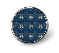 Cool Wolf Blue Eyes Print Enamel Pins for Backpack - Cute Jacket Coat Hat Bags Badge Pins, Funny Unique Novelty Button Pin Women Men Fashion Jewelry Accessories