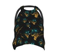 Cool Wolf Head Print Baby Car Seat Covers, Breathable Nursing Cover Breastfeeding Cover, Stroller Covers, Multi-use Infant Carseat Canopy, Baby Boys Girls Newborn Essentials