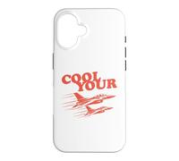Cool Your Jets Funny Sarcastic Retro Humor Calm Down Slogan Case for iPhone 16