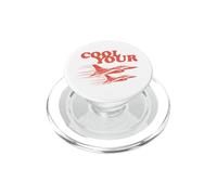 Cool Your Jets Funny Sarcastic Retro Humor Calm Down Slogan PopSockets PopGrip for MagSafe