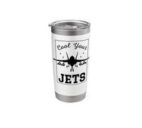 Cool Your Jets Pilot Military Fighter Jet Plane Stainless Steel Insulated Tumbler