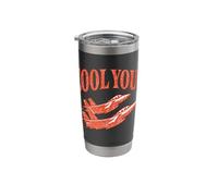 Cool Your Jets Retro Graphic Sarcastic Humor Airplane Pilot Stainless Steel Insulated Tumbler