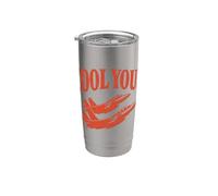 Cool Your Jets Retro Graphic Sarcastic Puns Calm Down Joke Stainless Steel Insulated Tumbler