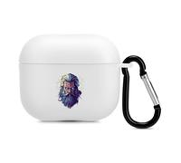 Cool Zeus God Greek Mythology Case Cover Compatible with AirPods 3 Protective Shell with Keychain